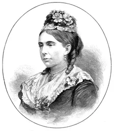 Her Grace the Duchess of Marlborough, 1880. Creator: Unknown