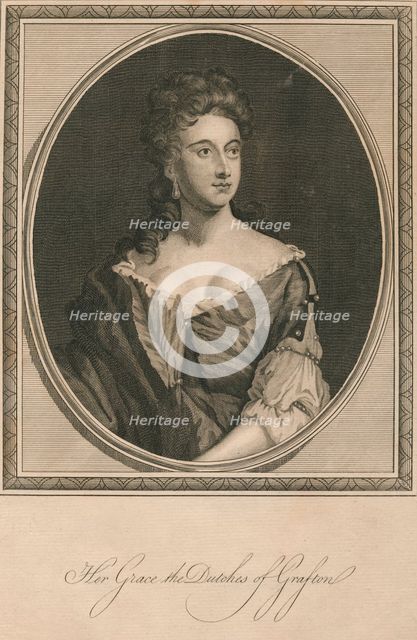 'Her Grace the Dutches of Grafton', 1787. Creator: John Goldar.