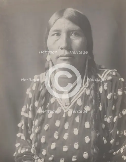 Her Horse Kills, 1908. Creator: Edward Sheriff Curtis.