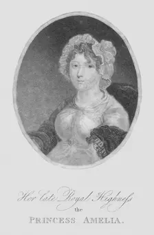 Her late Royal Highness the Princess Amelia 1810. Creator: Heath
