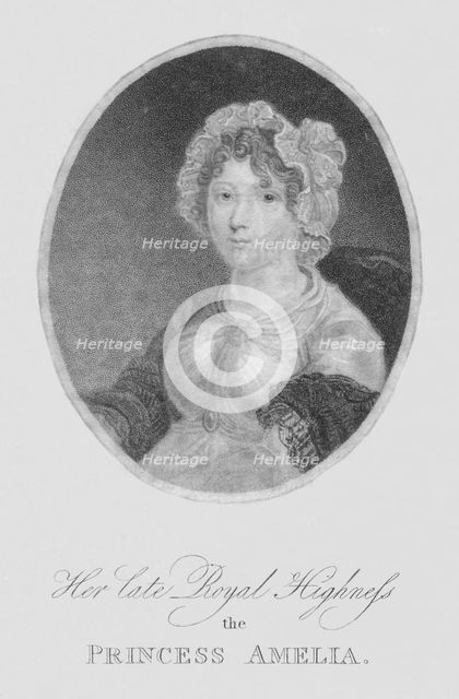 'Her late Royal Highness the Princess Amelia', 1810. Creator: Heath.