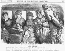Her Rights 1882. Creator: Unknown