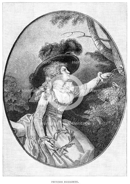 Her Royal Highness the Princess Elizabeth, 3rd daughter of George III, 19th century. Artist: Unknown