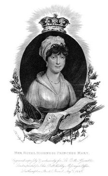 Her Royal Highness the Princess Mary 1816. Artist: Cheeseman