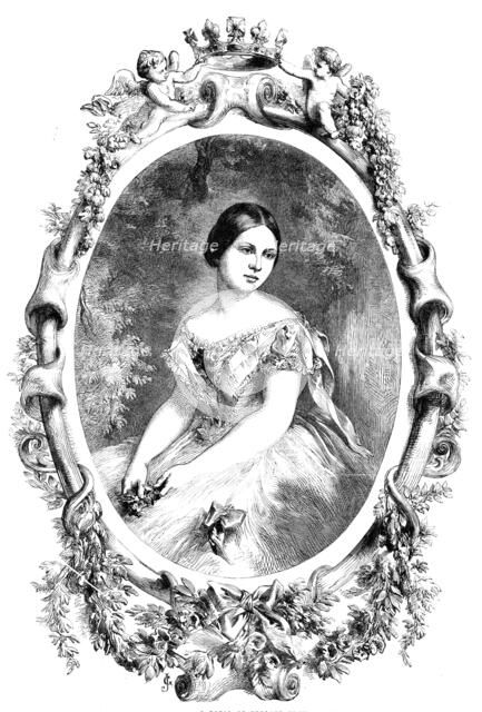 Her Royal Highness the Princess Royal of England - from a photograph by Mayall, 1856.  Creator: Unknown.