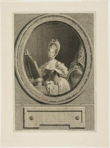 Her Size is so Ravishing, 1776. Creator: Pierre Adrien Le Beau