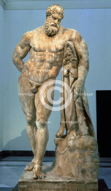 Hercule Farnese, Roman copy of a Greek work by Lysippus.