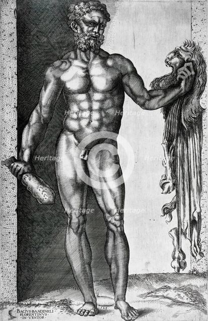 Hercules, 1548. Creator: Baccio Bandinelli.