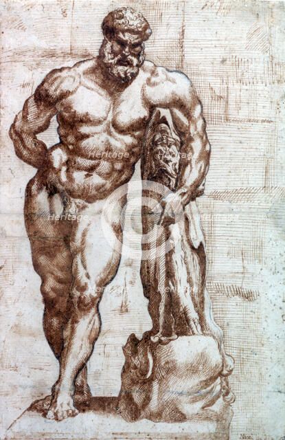 'Hercules', 17th century. Artist: Niccolo de Simone