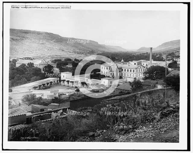 Hercules Cotton Mills, Queretaro, Mexico, c.between 1900 and 1910. Creator: Unknown.