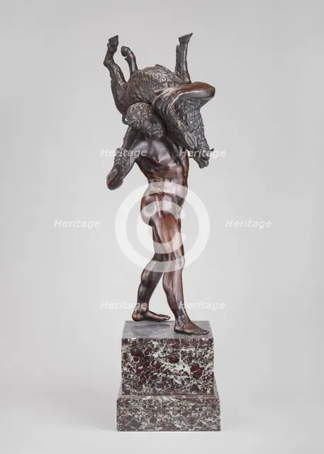 Hercules Carrying the Erymanthian Boar, c. 1575/1675. Creator: Unknown.