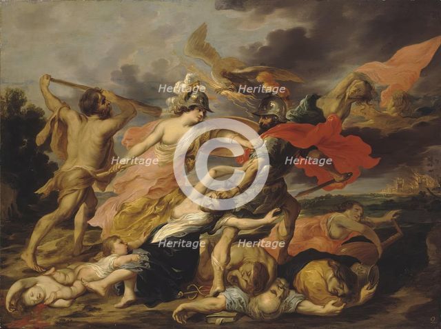 Hercules and Minerva Expelling Mars, 1640. Creator: Victor Wolfvoet.