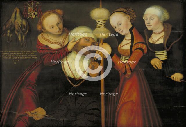 Hercules and Omphale, 1535. Creator: Cranach, Lucas, the Elder (1472-1553).