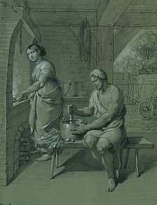 Hercules and Omphale, 1805. Creator: Johann Peter Krafft