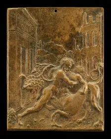 Hercules and a Centaur, 1507 or before. Creator: Moderno