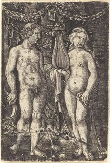 Hercules and a Muse, c. 1520/1525. Creator: Albrecht Altdorfer