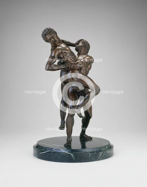 Hercules and Antaeus, 1600/25. Creator: Unknown.