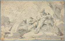 Hercules and Cacus, n.d. Creator: Sebastiano Galeotti