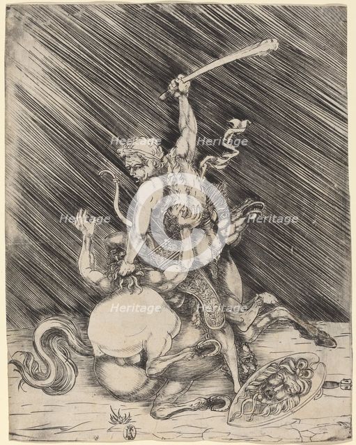 Hercules and Cacus, c. 1515/1520. Creator: Master of 1515.