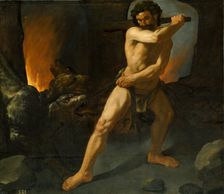Hercules and Cerberus, 1634. Creator: Francisco de Zurbaran