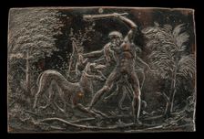 Hercules and Cerberus, c. 1570/1587. Creator: Annibale Fontana