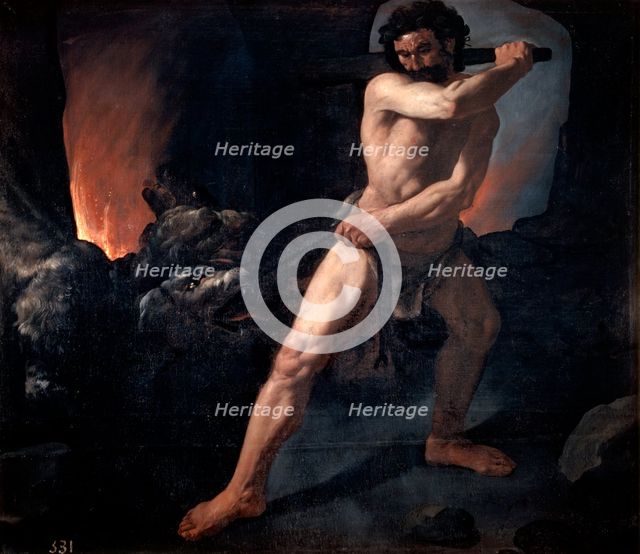 'Hercules and Cerberus', c1634. Artist: Francisco de Zurbaran
