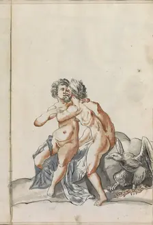 Hercules and Deïanira, 1696. Creator: Hendrick van Beaumont