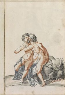 Hercules and Deïanira, 1696. Creator: Hendrick van Beaumont