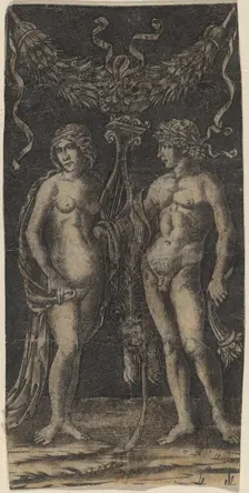 Hercules and Deianira, c. 1490/1510. Creators: Francesco Francia, Peregrino da Cesena