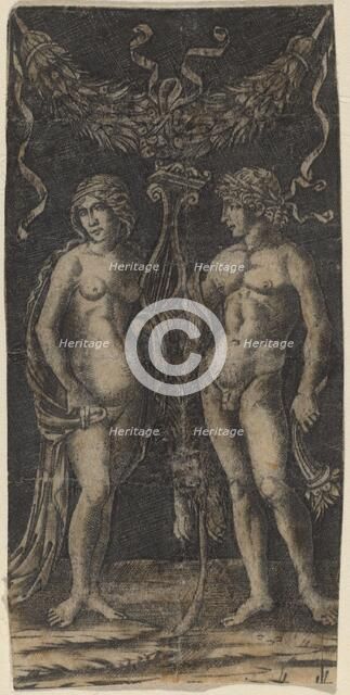 Hercules and Deianira, c. 1490/1510. Creators: Francesco Francia, Peregrino da Cesena.