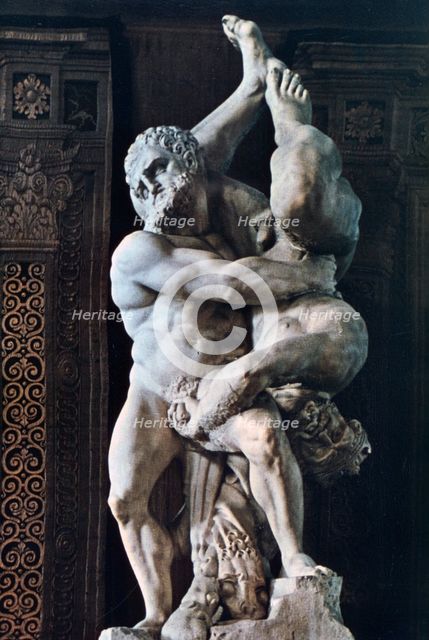 'Hercules and Diomede', c mid 16th century (?). Artist: Vicenzo di Raffaello de Rossi