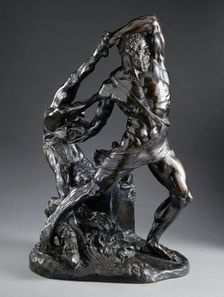 Hercules and Lychas, Modelled in 1796; this cast c.1825-1850. Creator: Antonio Canova