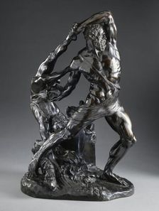 Hercules and Lychas, Modelled in 1796; this cast c.1825-1850. Creator: Antonio Canova