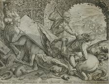 Hercules and the Centaurs, 1563. Creator: Cornelis Cort