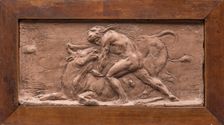 Hercules and the Cretan Bull, between late 18th and early 19th century. Creator: Jean Baptiste Stouf