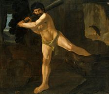 Hercules and the Erymanthian Boar, 1634. Creator: Francisco de Zurbaran