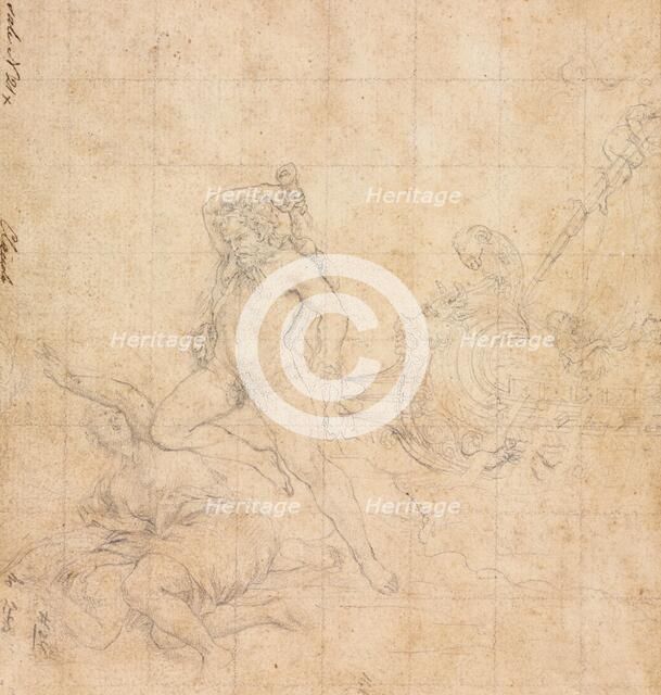 Hercules and the Girdle of Hippolyta, first quarter 1600. Creator: Filippo Napoletano (Italian, c. 1587-c. 1629).