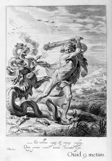 Hercules and the Hydra 1655. Creator: Unknown