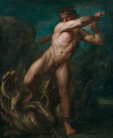 Hercules and the Hydra, 18th century. Creator: George Michael Moser