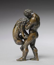 Hercules and the Nemean Lion, 1500s or later. Creator: Unknown