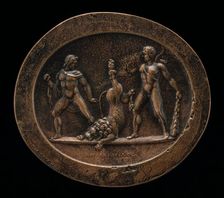 Hercules and the Nemean Lion, 18th century. Creator: Unknown