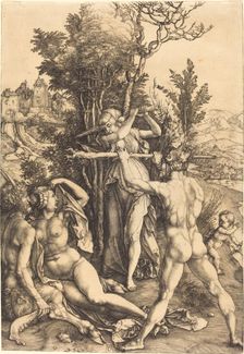 Hercules at the Crossroad, 1498/1499. Creator: Albrecht Durer