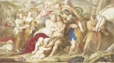 Hercules at the crossroads. Creator: Arnold Houbraken