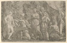 Hercules dressed as a Woman, 1540-56. Creator: Leon Davent