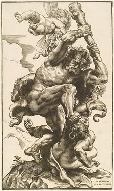 Hercules Fighting the Fury and the Discord. Creator: Christoffel Jegher