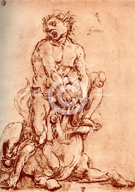 'Hercules Killing the Lion', 1913. Artist: Cosimo Tura