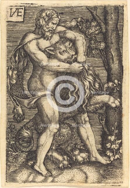 Hercules Killing the Lion. Creator: Master HVE.