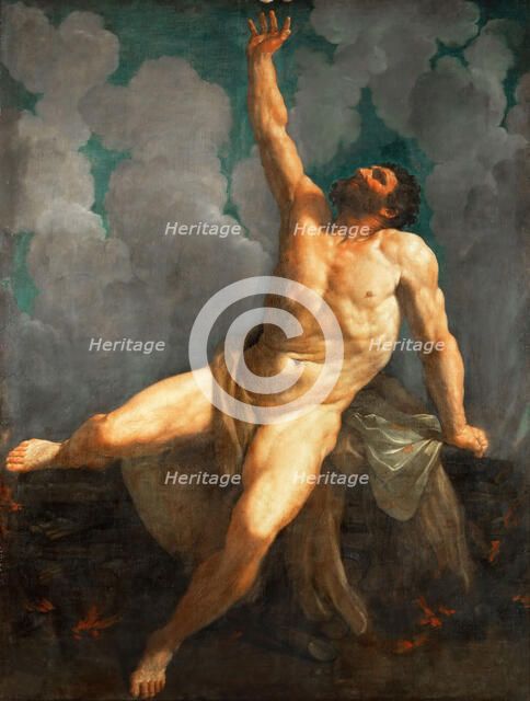 Hercules on the pyre, 1620-1621. Creator: Reni, Guido (1575-1642).