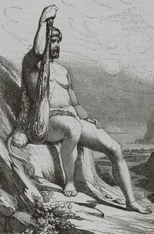 Hercules or Heracles - hero of classical mythology, 1852. Creator: Unknown