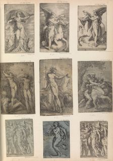 Hercules, Nessus abducting Deianira, ca. 1540 (?). Creator: Andrea Schiavone